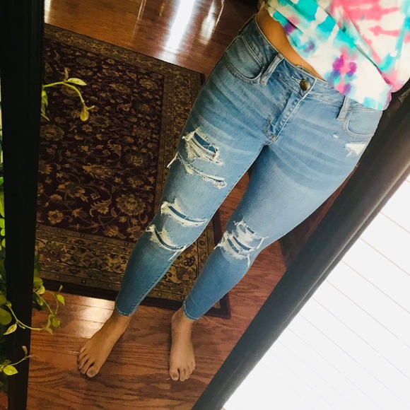 American Eagle Closed hole jean - Picture 4 of 8